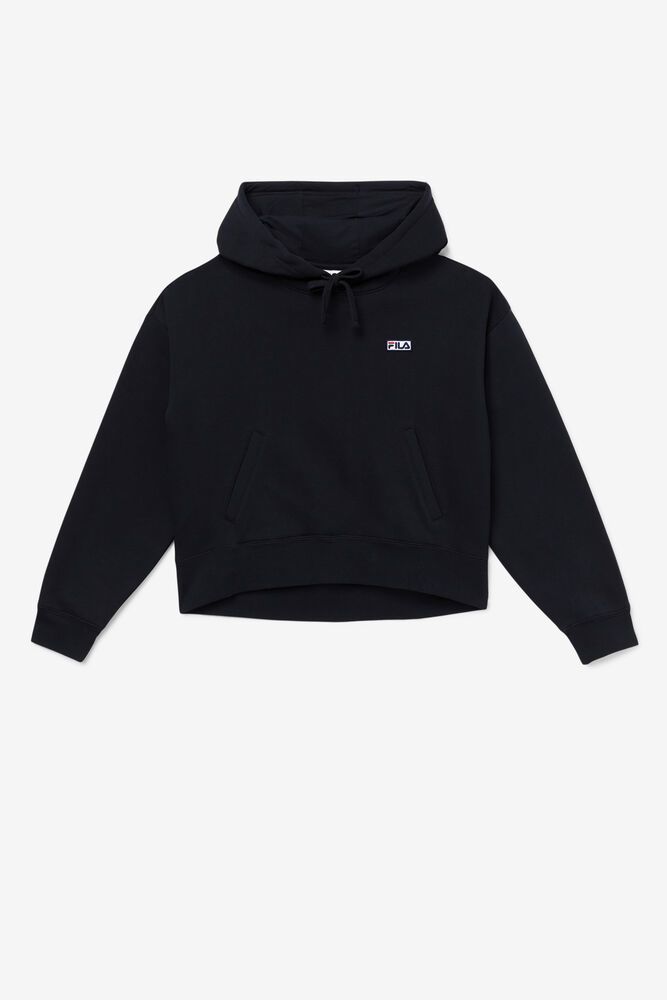 Fila Hoodie Marina Womens Black - India UYE-214736